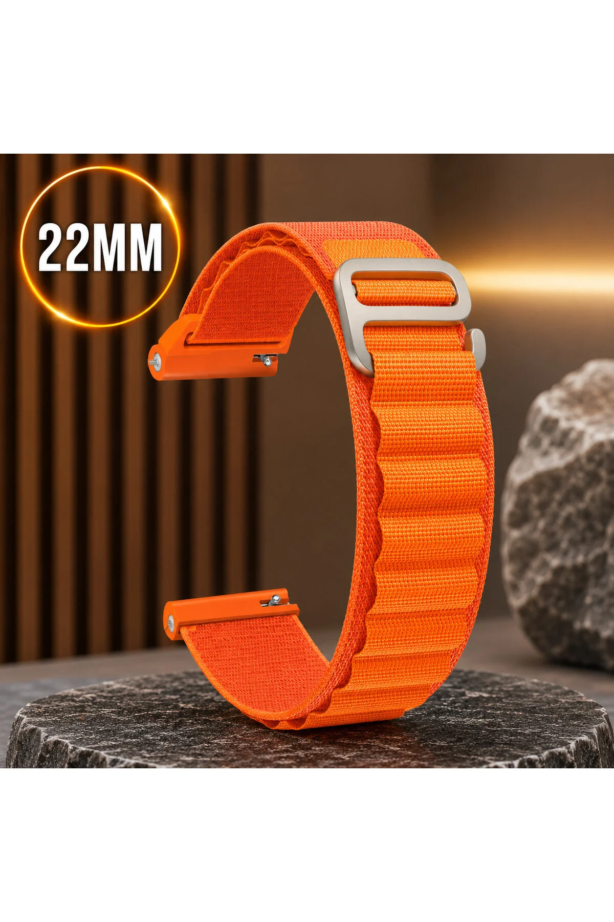 Amazfit GTR 2 Uyumlu 22mm Premium Örgü Saat Kordonu