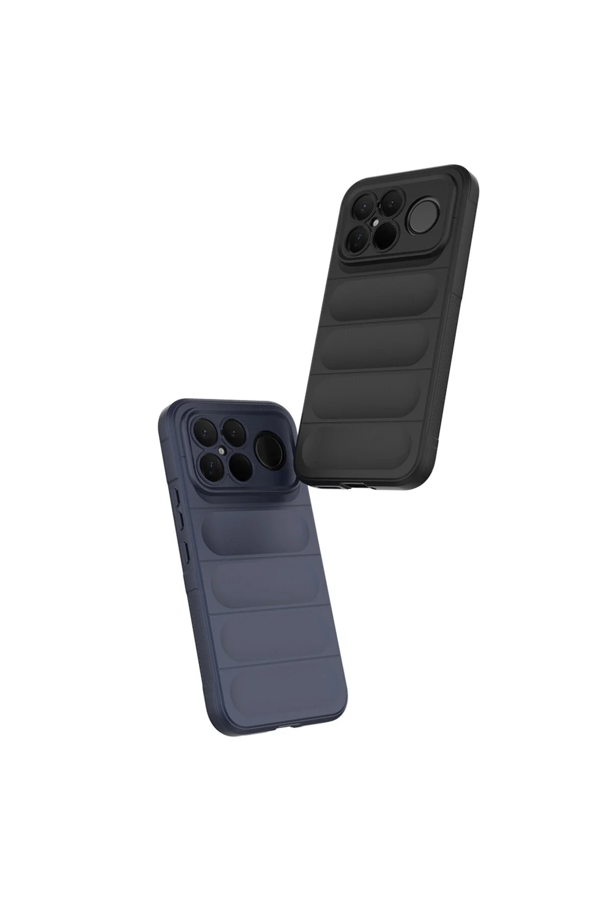 Poco F8 Ultra İçin Uyumlu Esnek Yapılı Arkası Oyuklu Tasarım Silikon Kapak