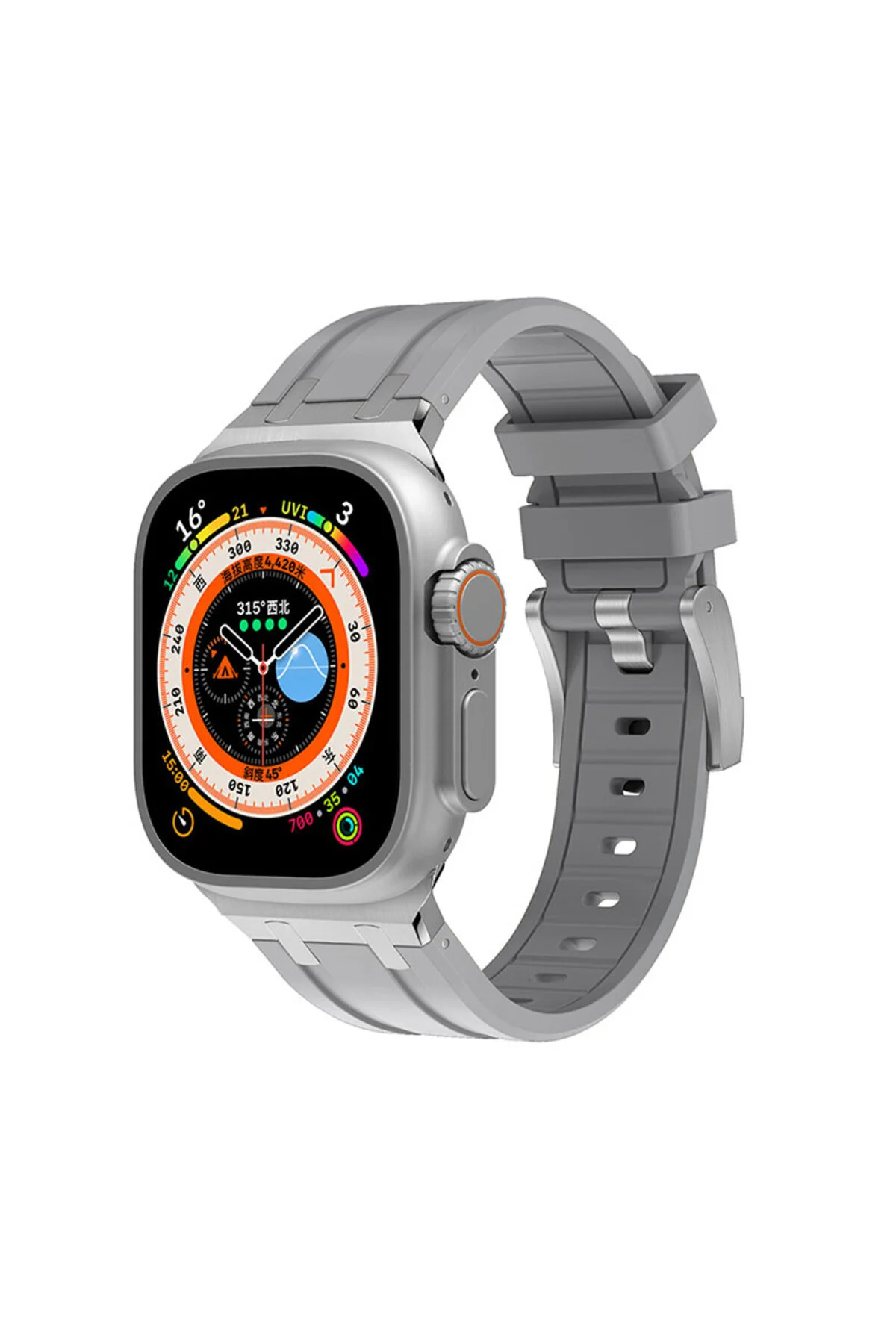 Watch 44mm İçin Uyumlu Silikon Kayış Kordon