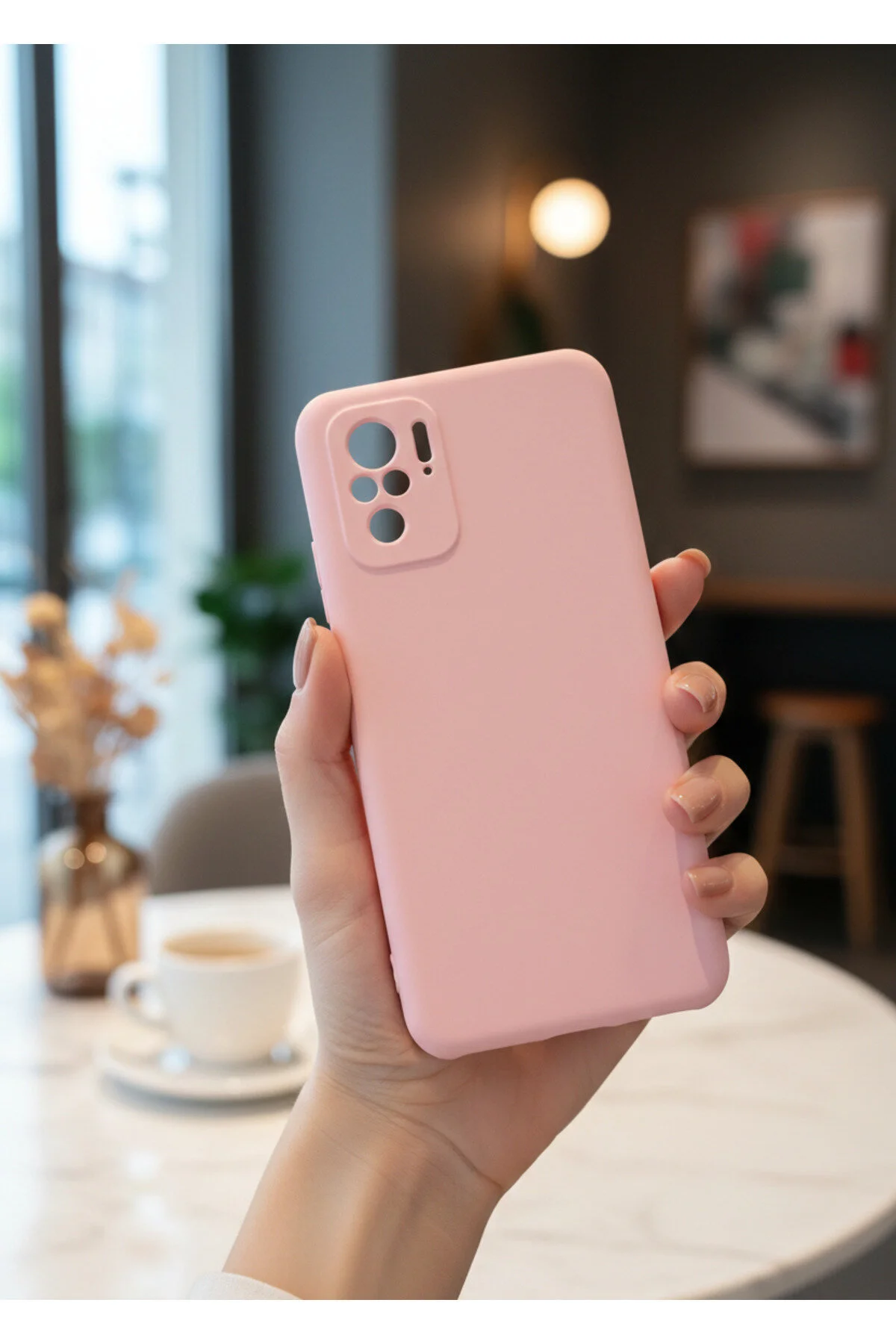 Xiaomi Poco M5S Uyumlu İçi Kadife Kamera Korumalı Renkli Silikon Kılıf