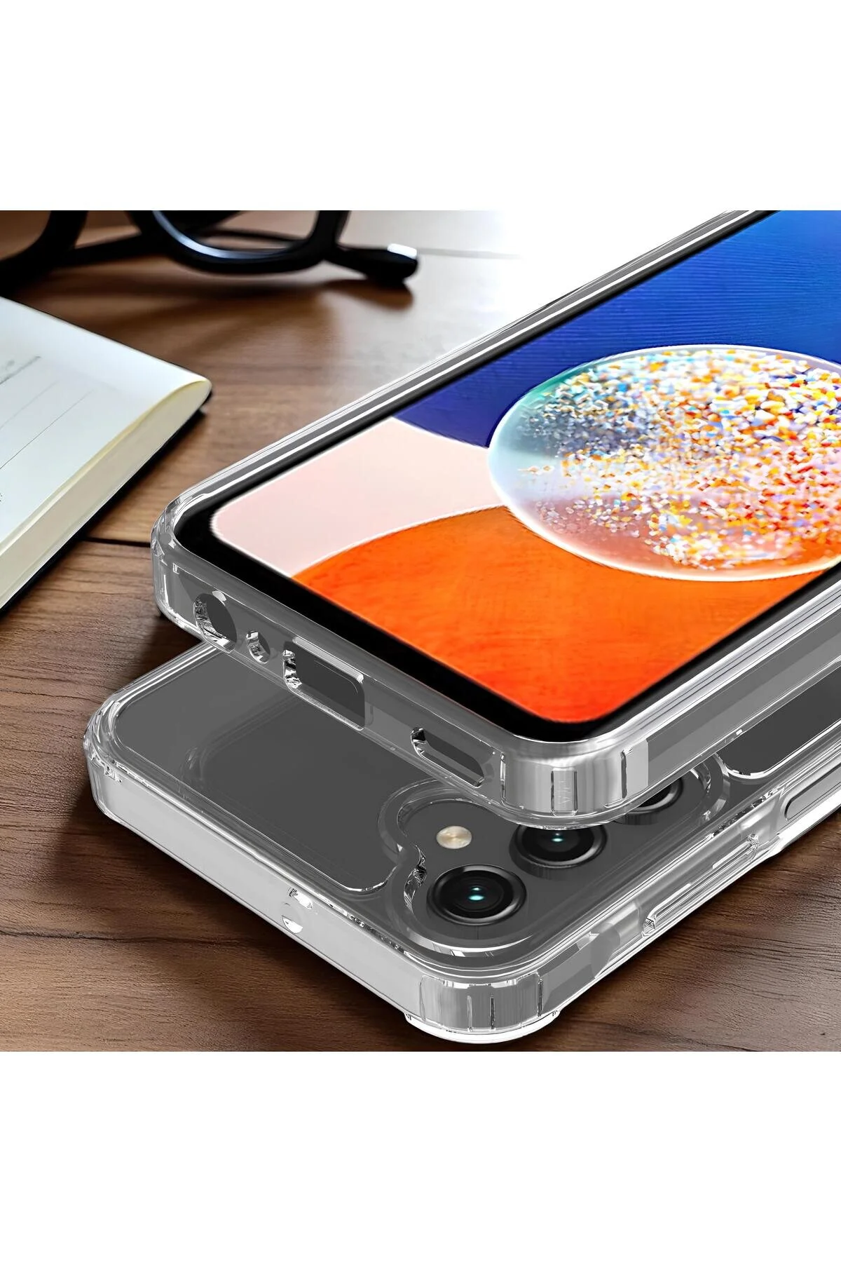Samsung Galaxy S25 FE Kılıf Magsafe Şarj Özellikli Şeffaf Sert Kapak