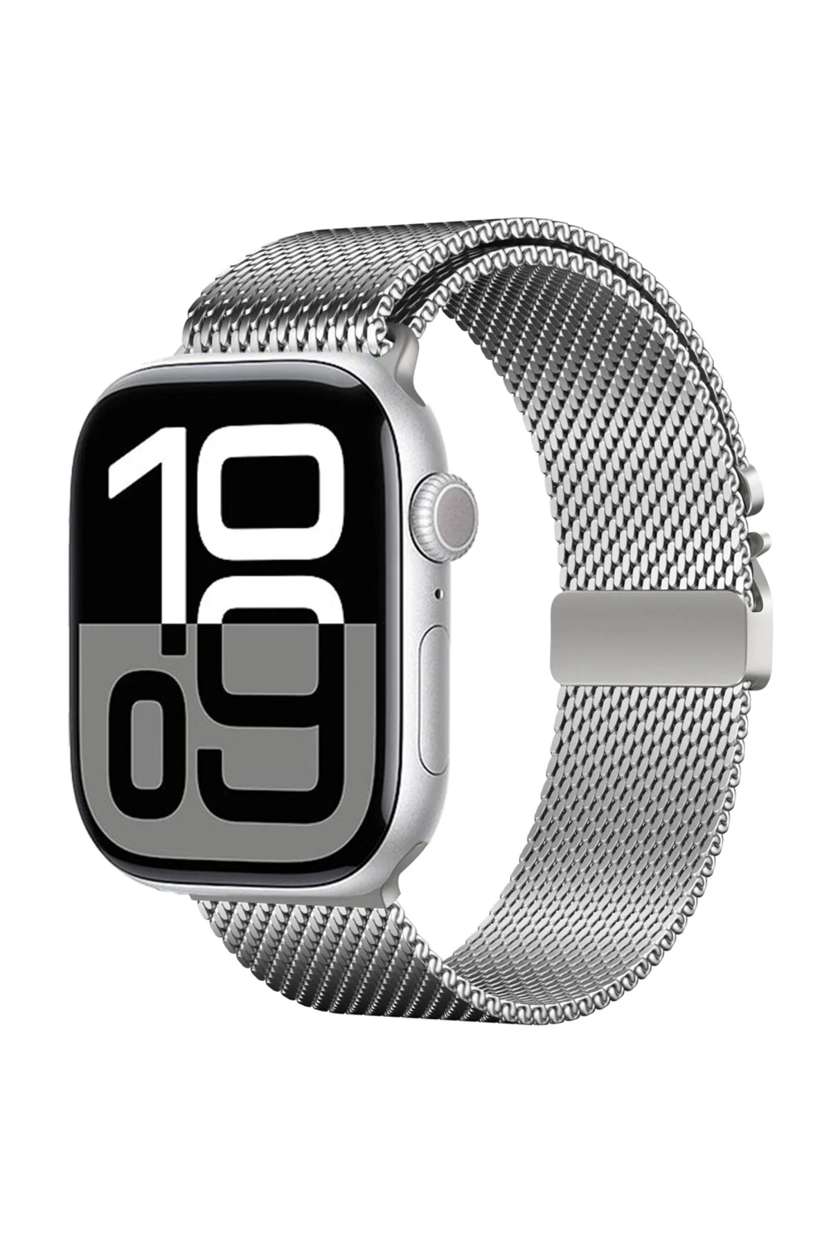 Watch 44mm İçin Uyumlu Metal Hasır Kordon