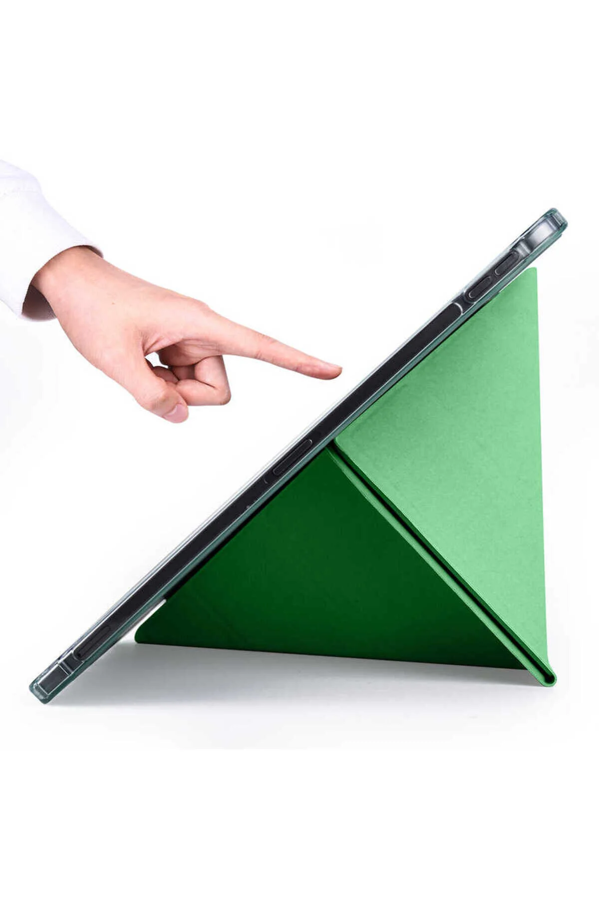 iPad Pro 11 2020 (2.Nesil) İçin Uyumlu Kalem Bölmeli Stand Olabilen Smart Tablet Kılıfı