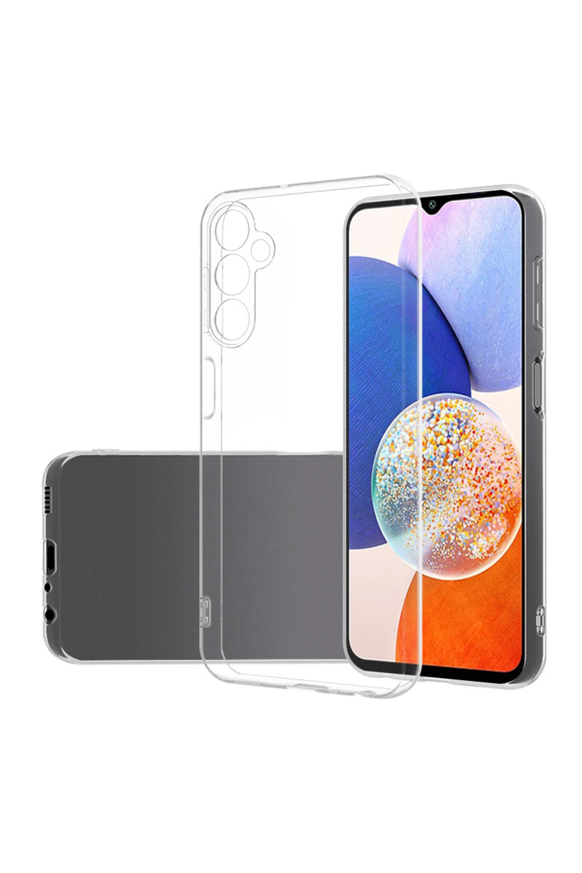 Galaxy A24 Uyumlu Şeffaf Ve Esnek Silikon Kılıf