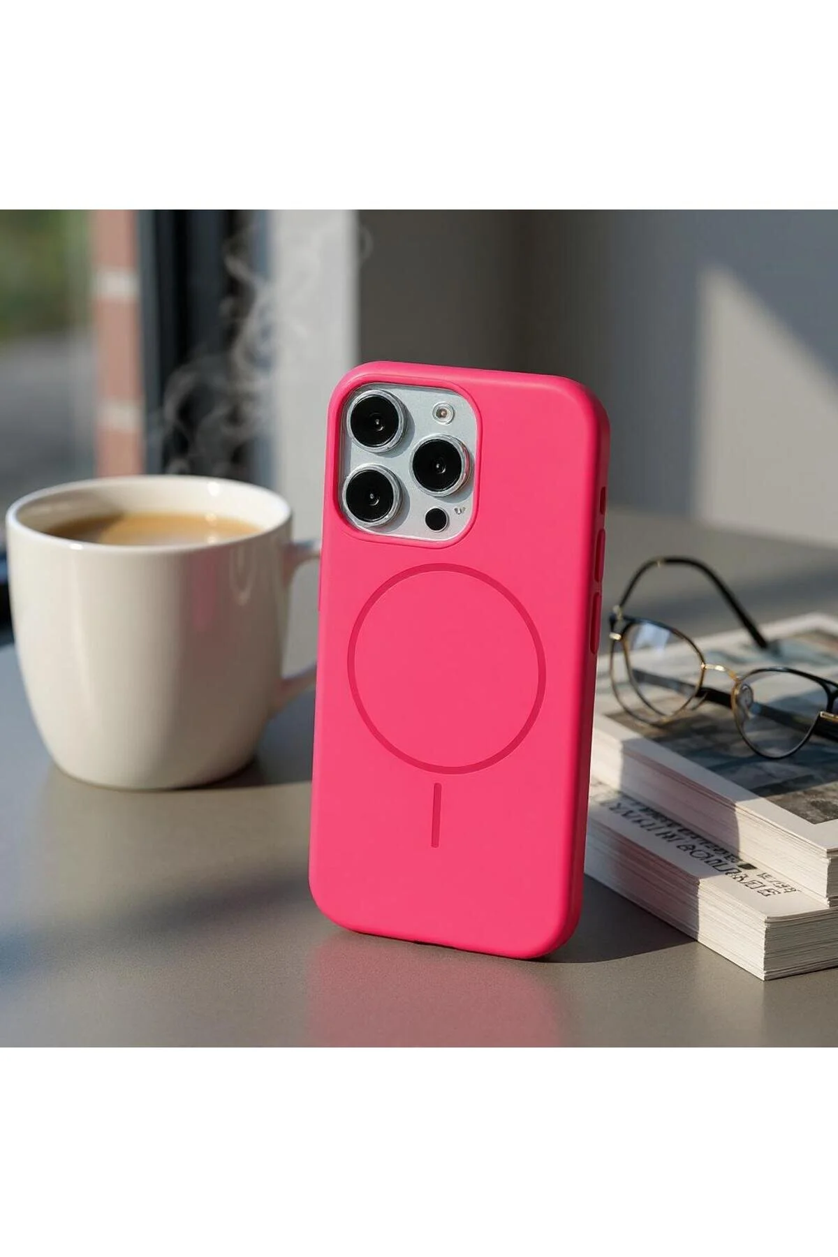 iPhone 11 Kılıf Soft Renkli Magsafe Özellikli Premium Kapak