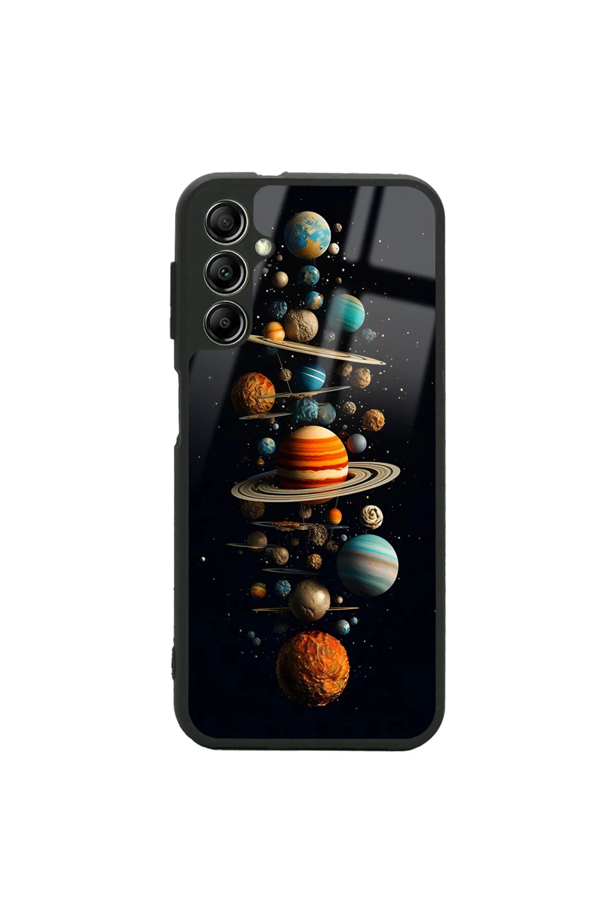 Galaxy A24 Kılıf Kamera Korumalı Desenli Darbe Emici Kapak