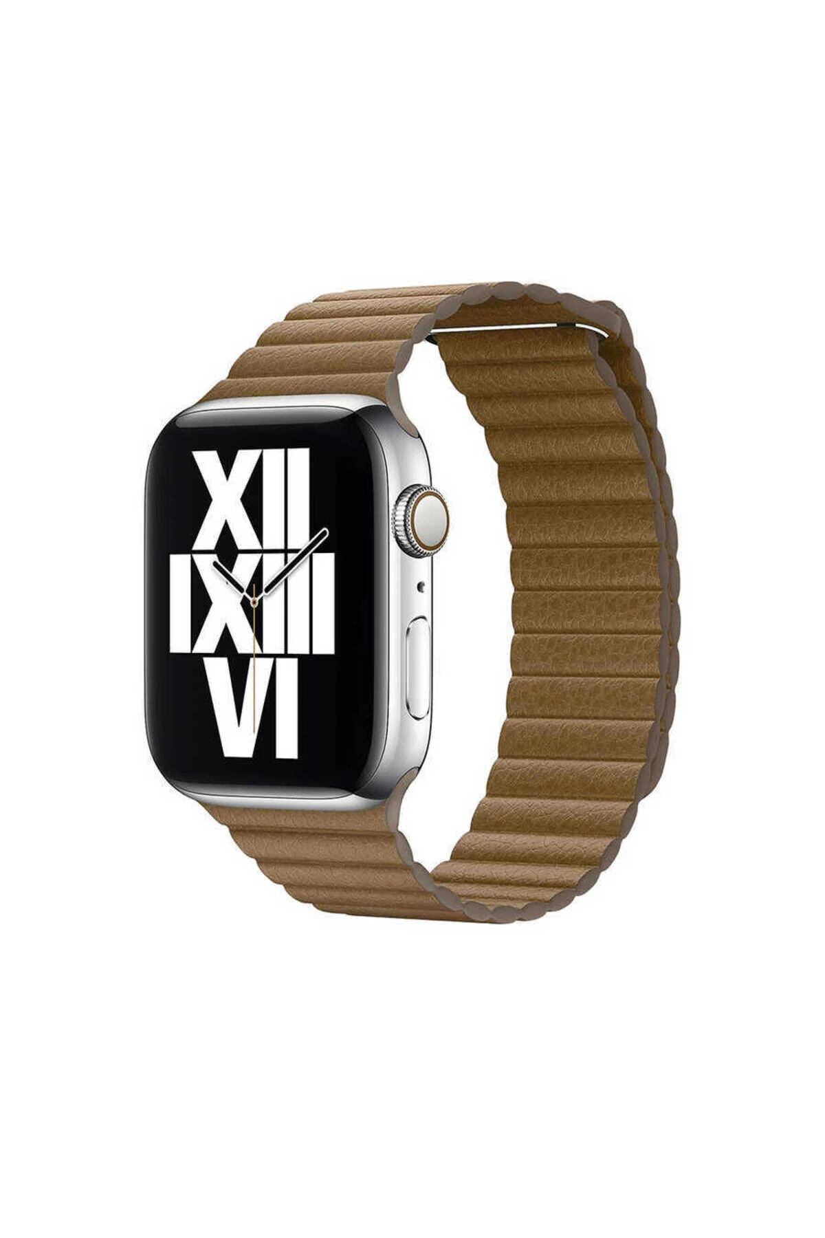 Watch 44mm İçin Uyumlu Deri Lop Kordon