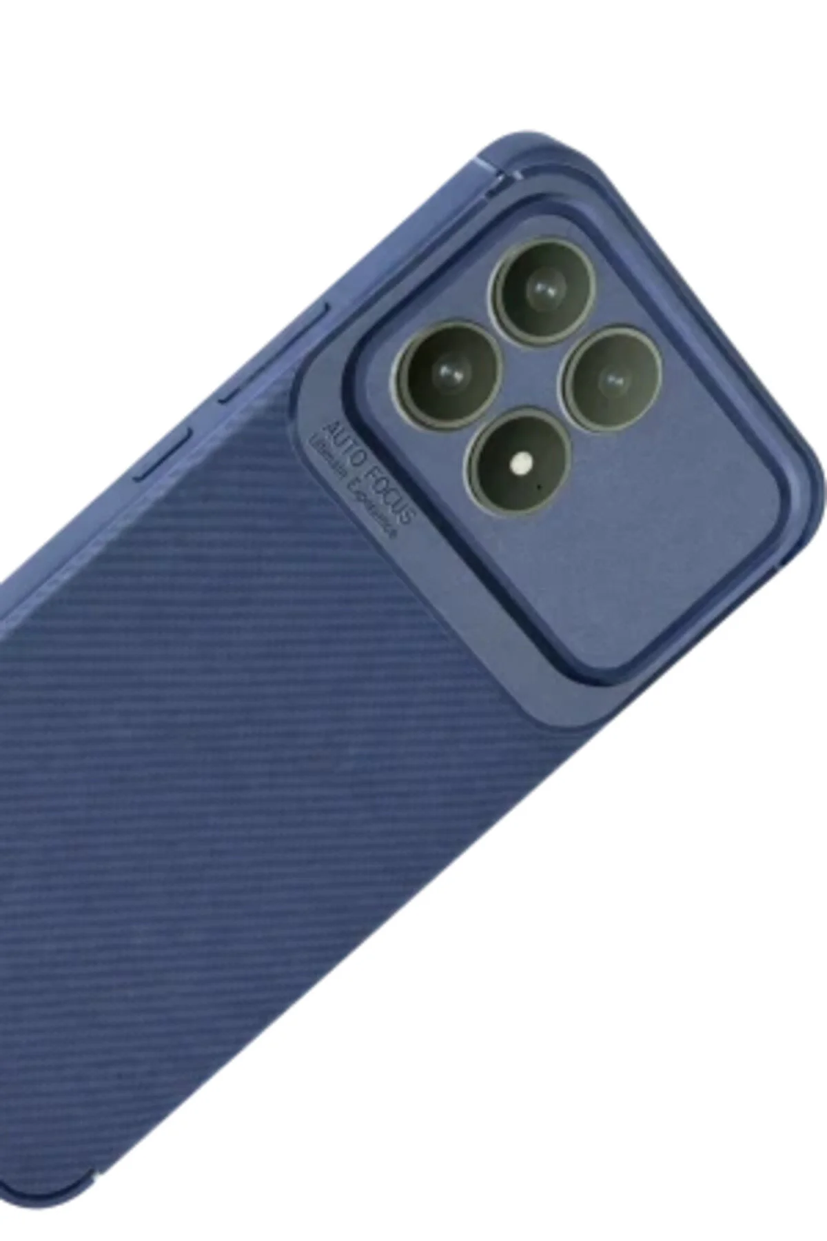 Xiaomi Poco F8 Pro İçin Uyumlu Kamera Korumalı Darbe Emici Karbon Fiber Desenli Kapak
