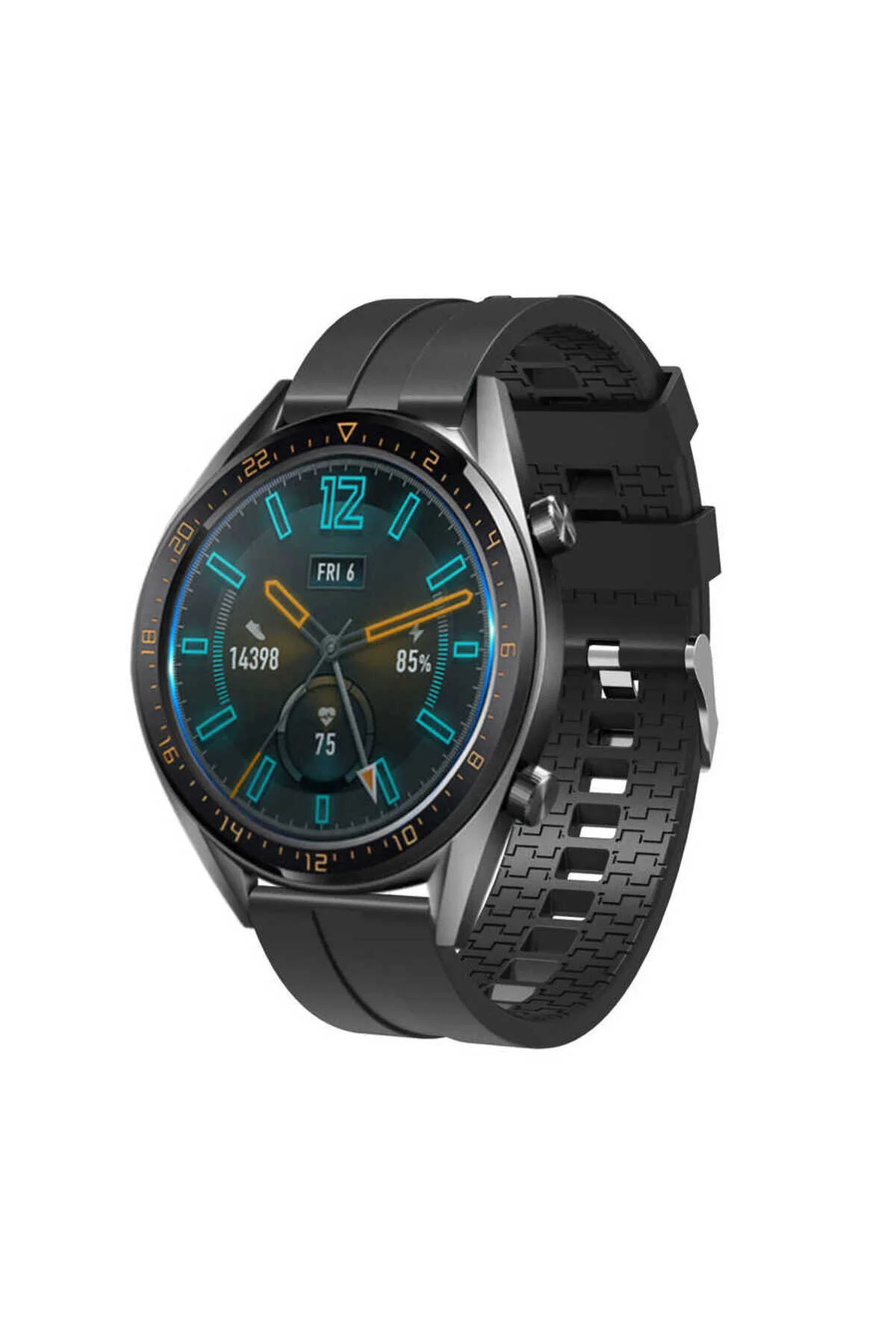 Huawei Watch GT 3 46mm İçin Uyumlu Esnek Renkli Kaliteli Silikon Kayış Kordon