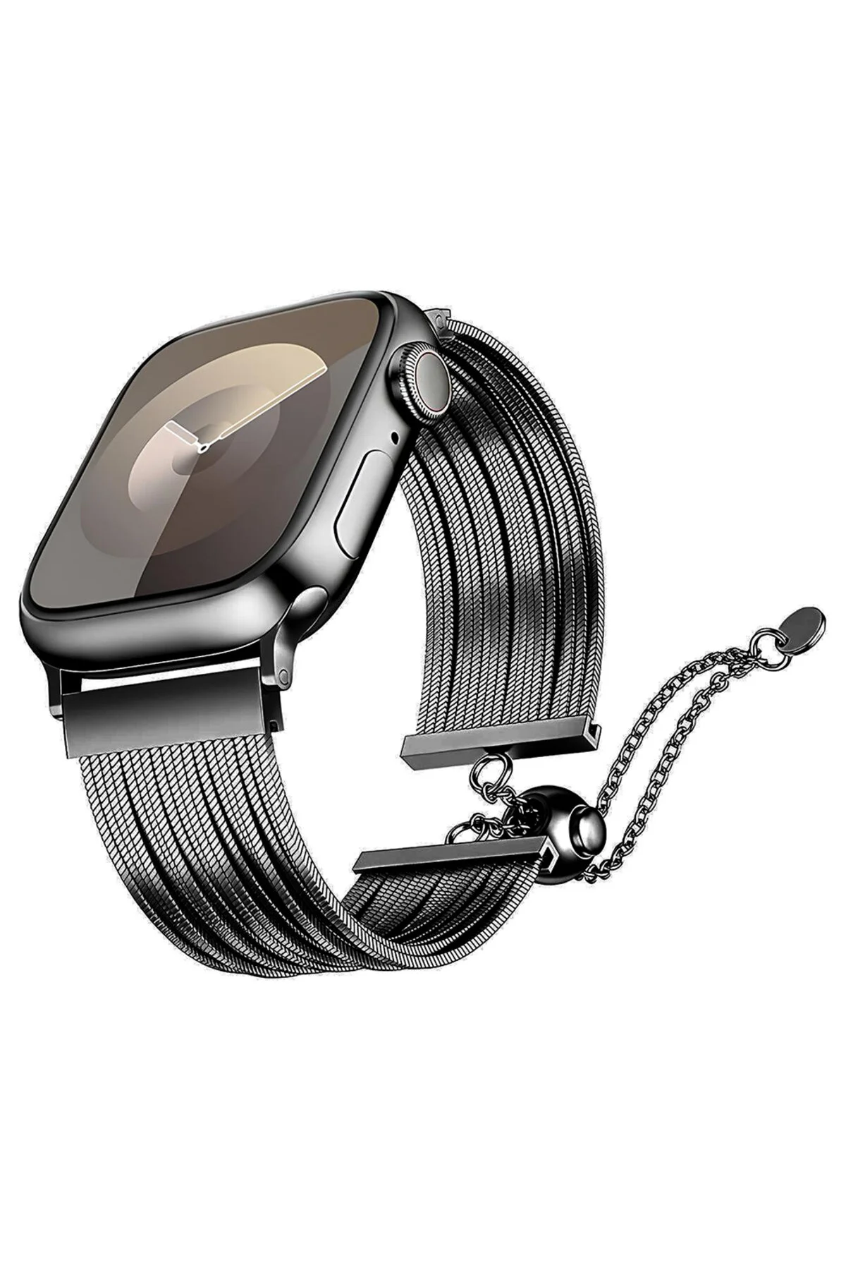 Watch 38mm İçin Uyumlu Metal Hasır Kordon