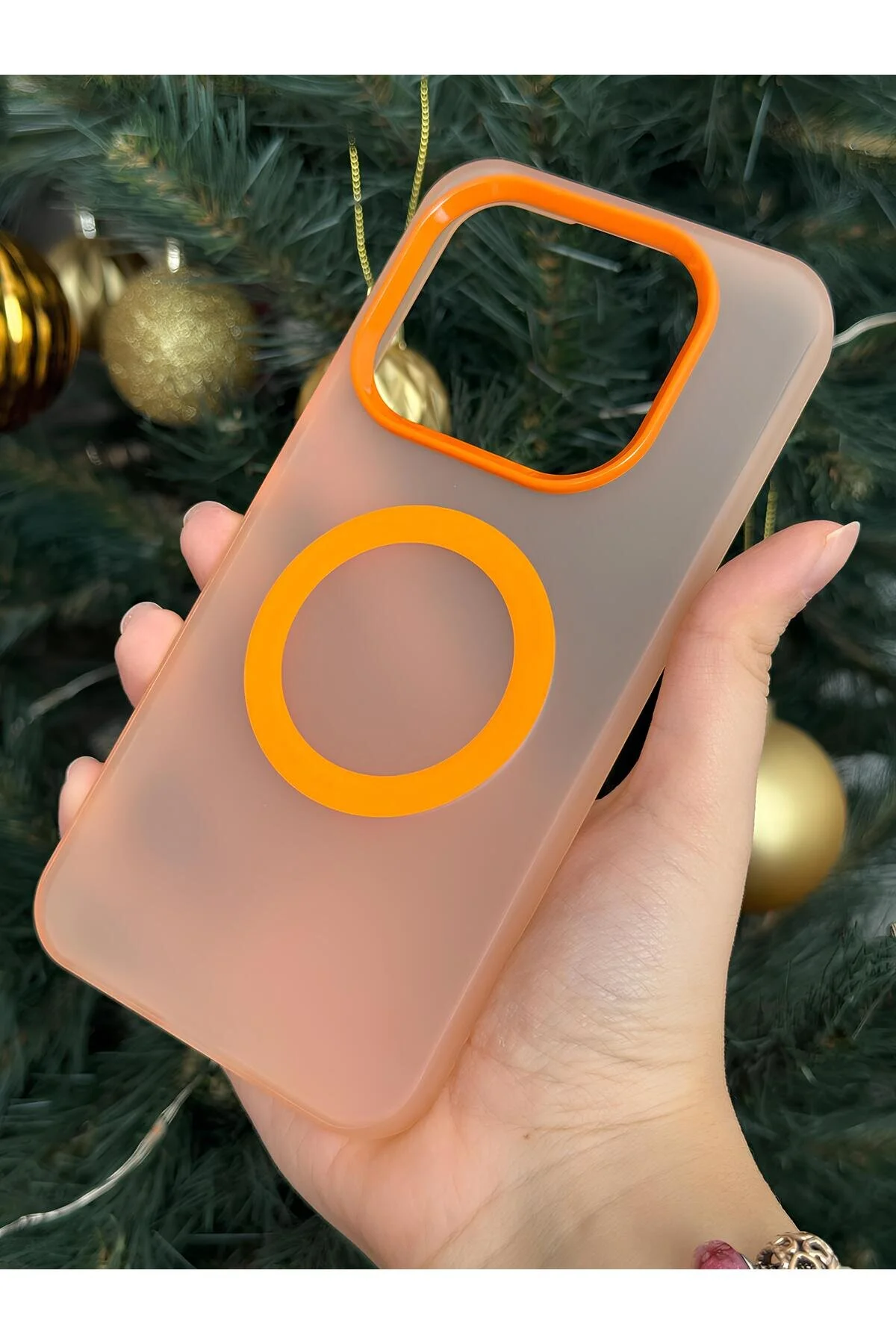 Xiaomi Mi 15T Pro İçin Uyumlu Magnetic Halkalı Buzlu Tasarım Sararmaz Tpu Kılıf