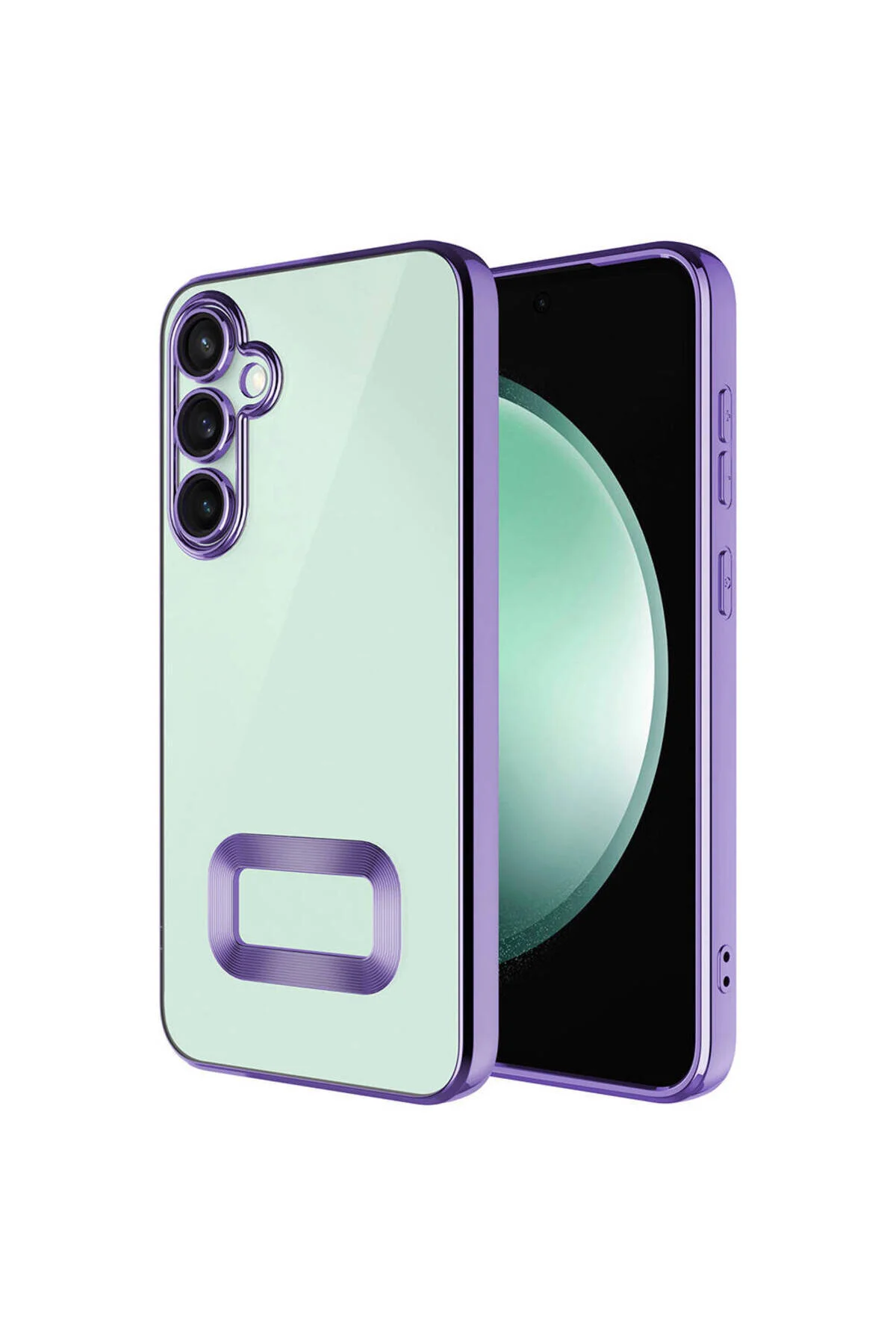 Samsung Galaxy A05S Uyumlu Logo Gösteren Kamera Korumalı Renkli Tasarım Kılıf