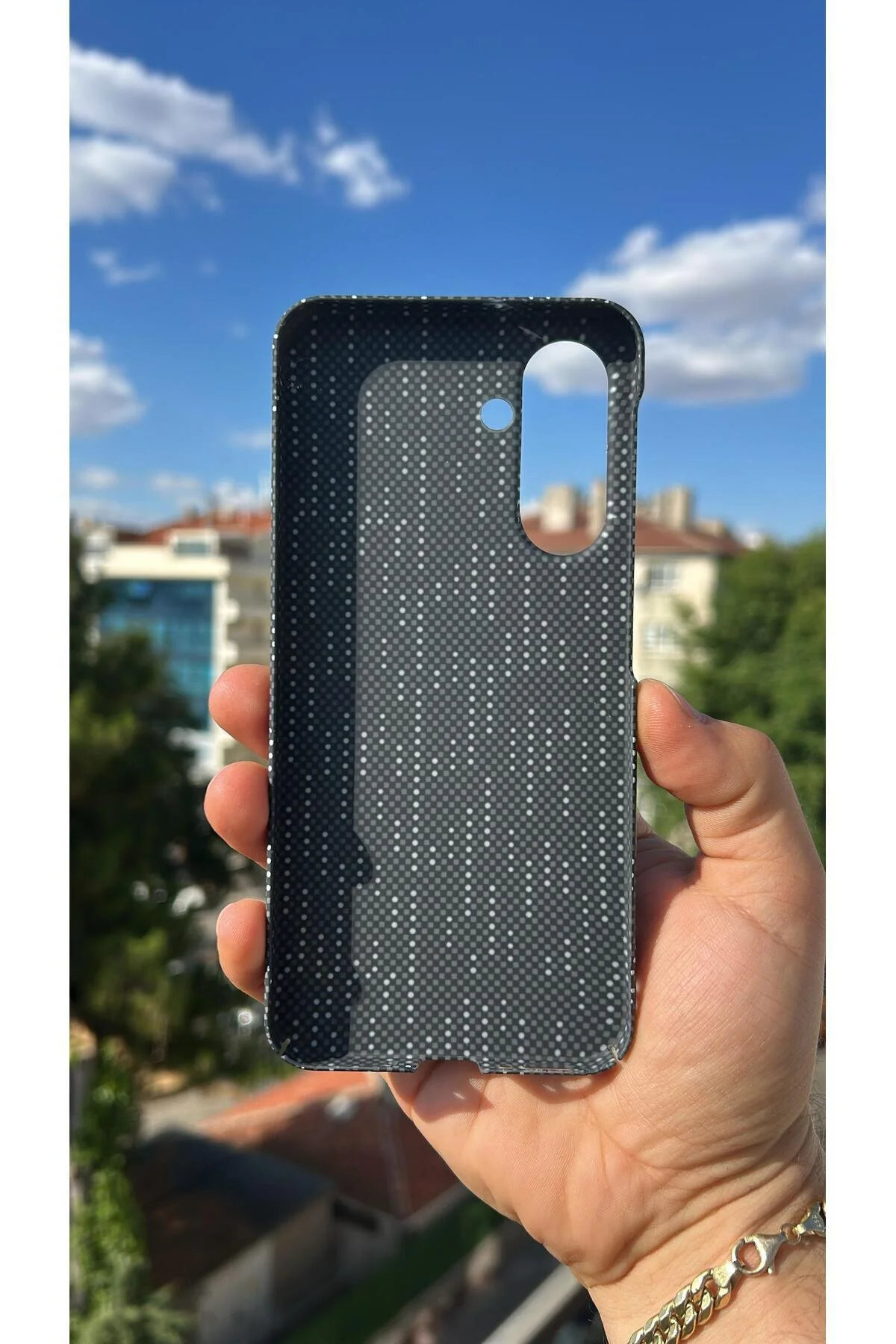 Samsung Galaxy S25 FE Kılıf Karbon Fiber Tasarım A++ Kalite Kapak