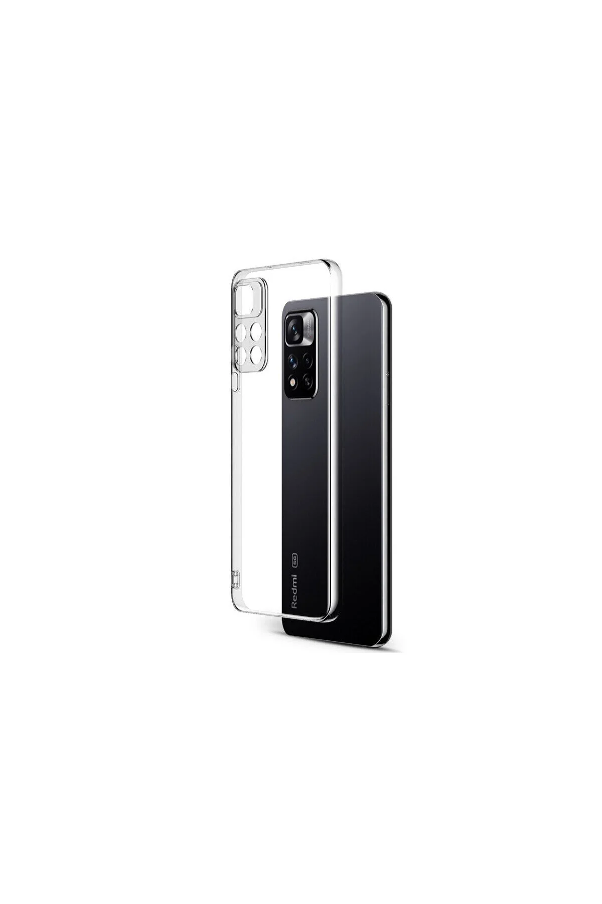 Redmi Note 11 Pro Plus 5G İçin Uyumlu Darbe Emici Yumuşak Ultra İnce Sararmaz Şeffaf Kılıf