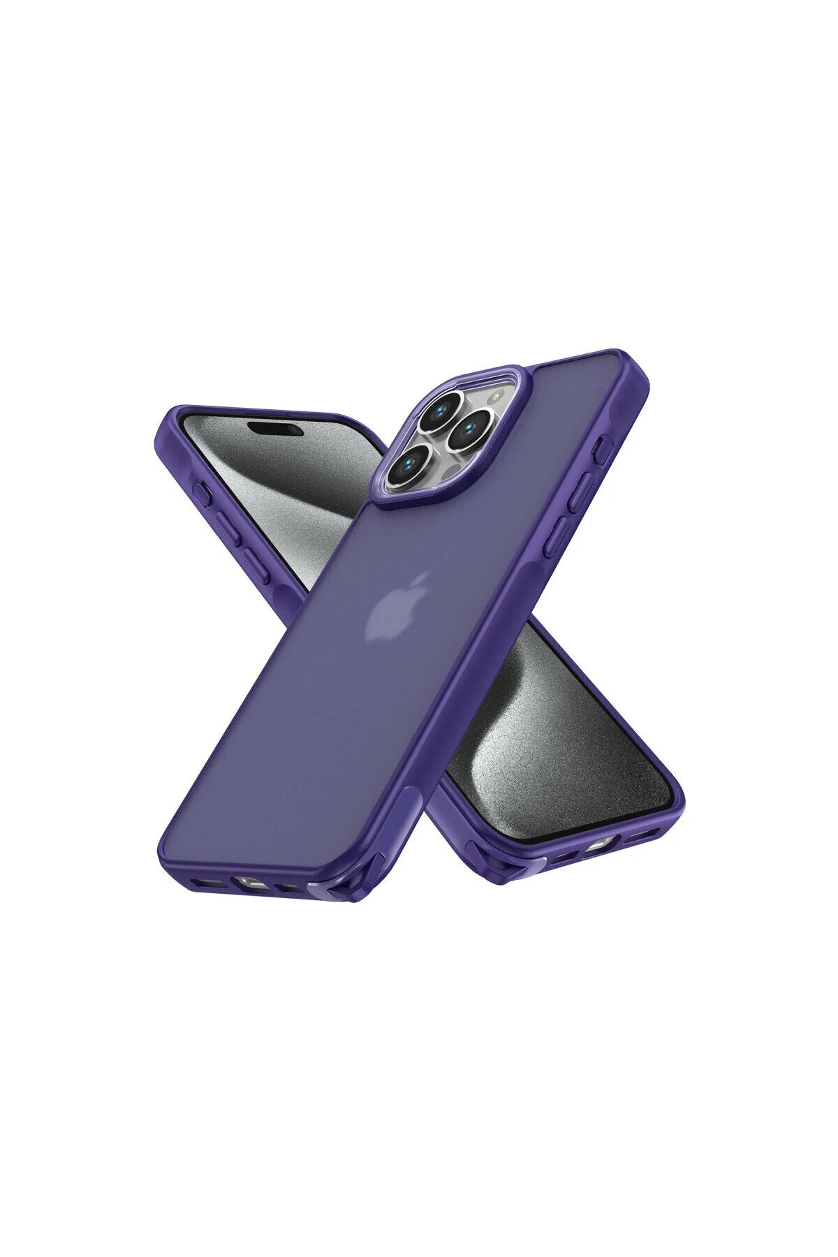 iPhone 13 Pro Max İçin Uyumlu Buzlu Tasarım Sararmaz Tpu Kılıf