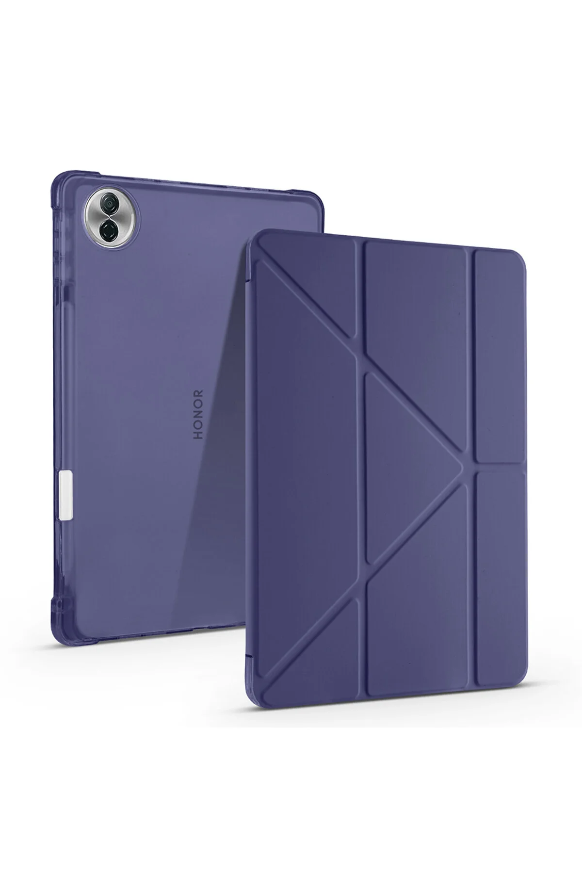 Honor Pad 10 12.1 İçin Uyumlu Kalem Bölmeli Stand Olabilen Smart Tablet Kılıfı