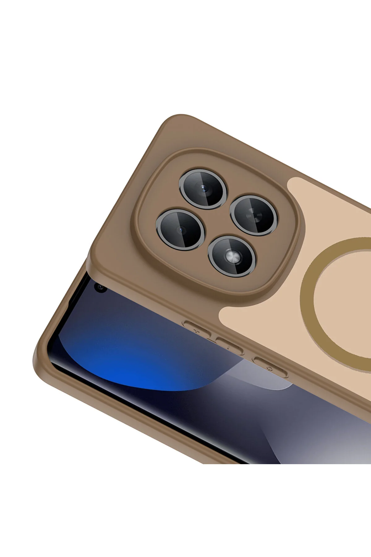 Redmi Note 15 Pro 5G Uyumlu Magsafe Kılıf Mat Yüzey Darbe Korumalı İnce Kapak
