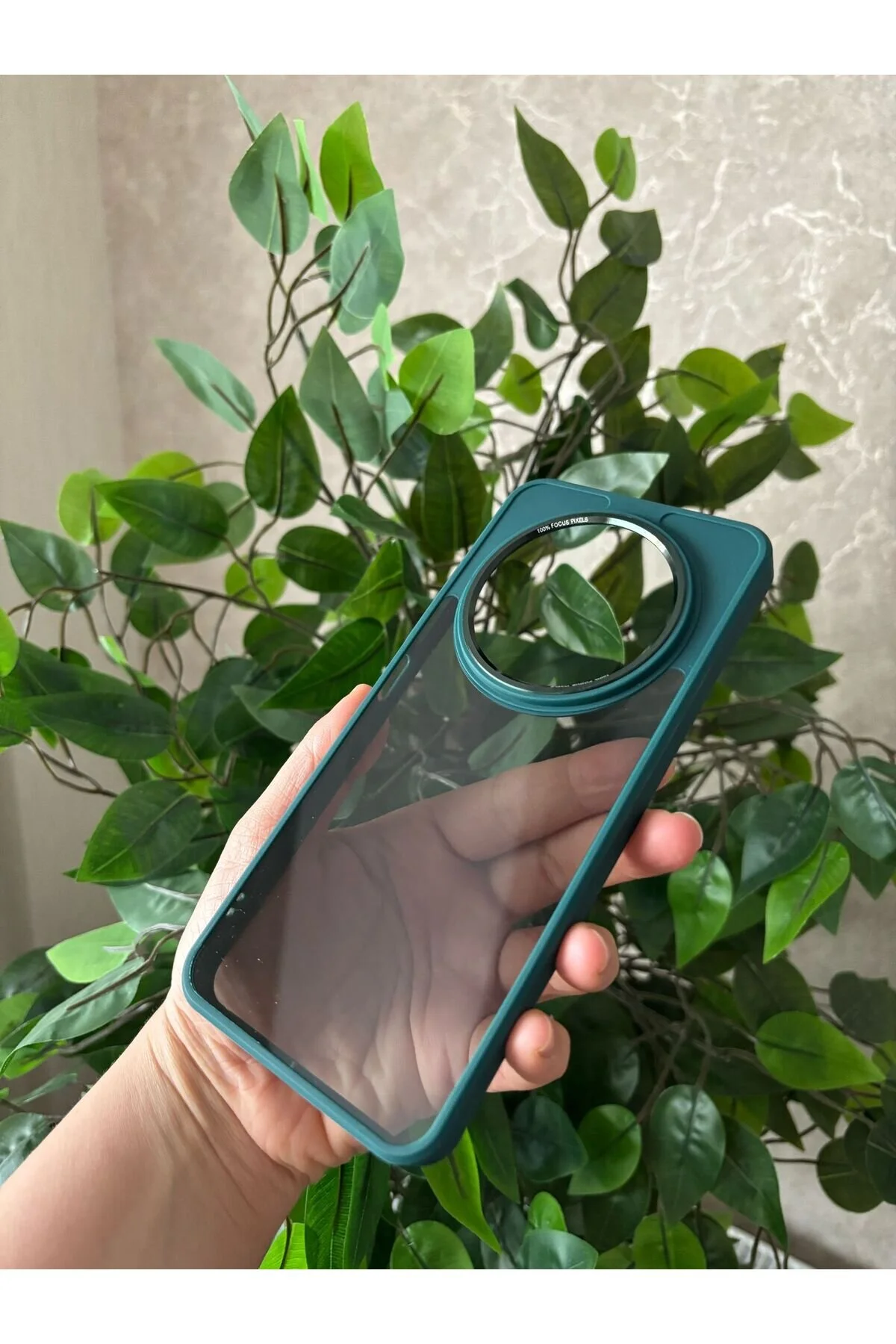 Tecno Spark 30C Kılıf Arkası Şeffaf Kamera Çıkıntılı Renkli Tasarım A+ Kalite Kapak