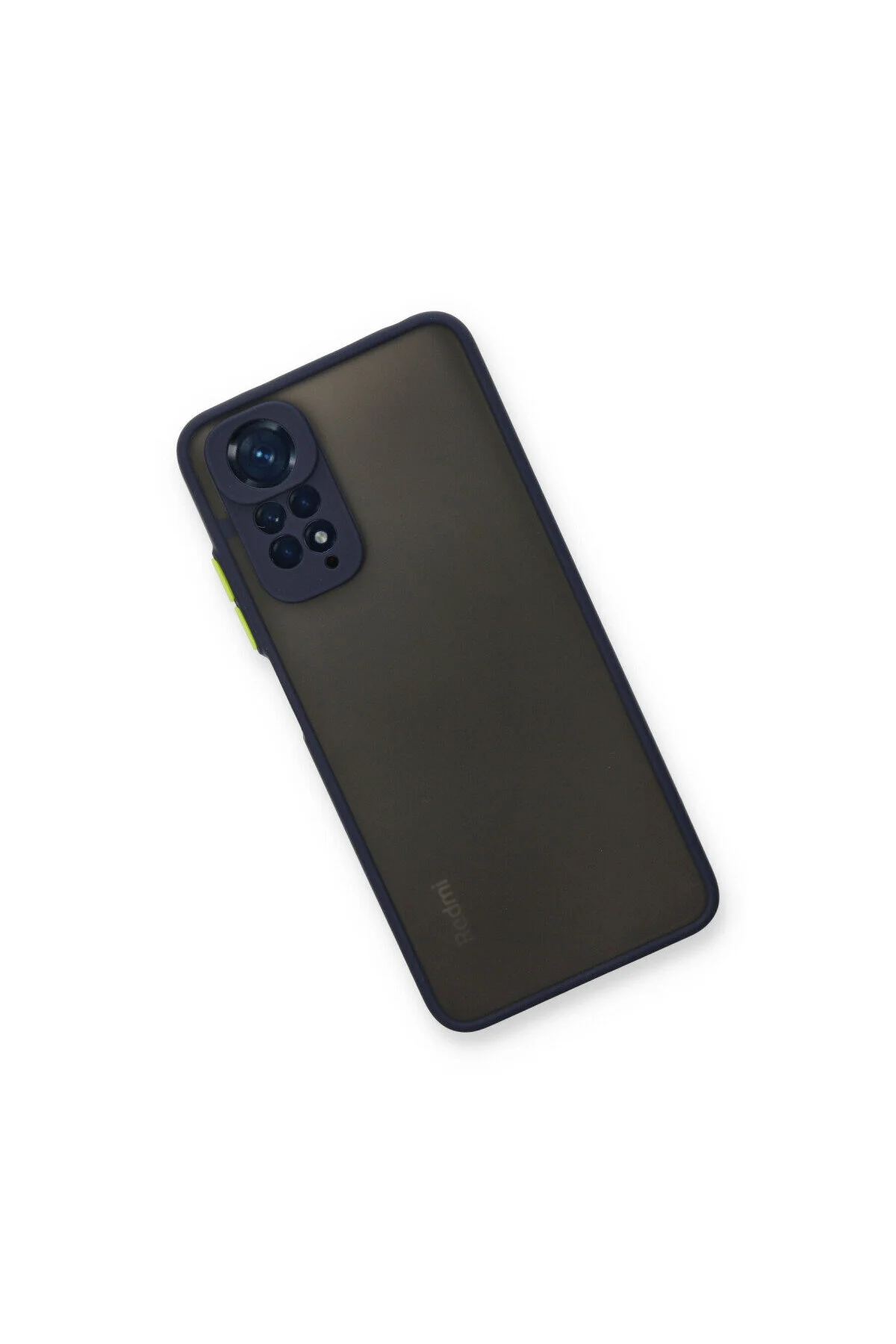Xiaomi Redmi Note 11 İçin Uyumlu Buzlu Tasarım Renkli Tuş Mat Tasarım Sararmaz Kılıf