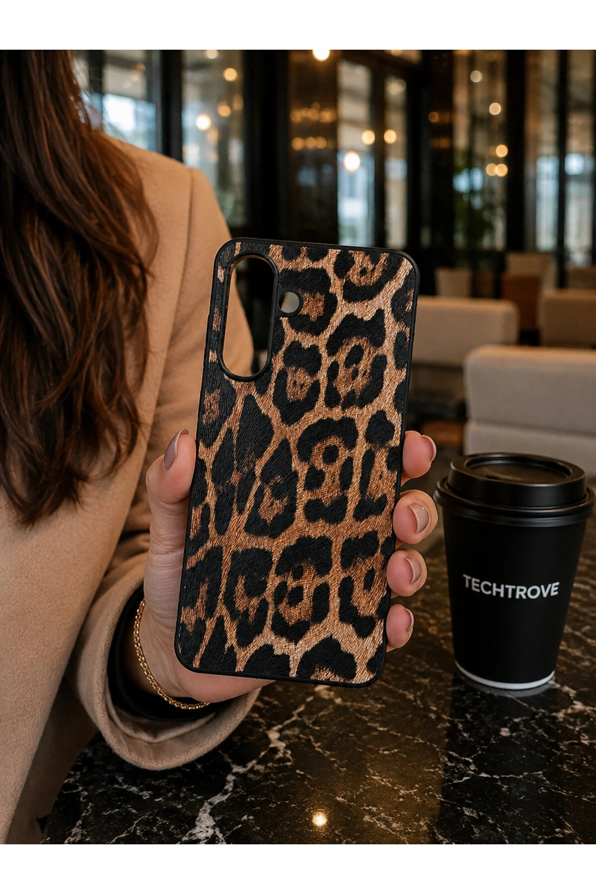 Galaxy A36 Leopar Desenli Kamera Korumalı Telefon Kılıfı – Şık ve Dayanıklı Premium Tasarım