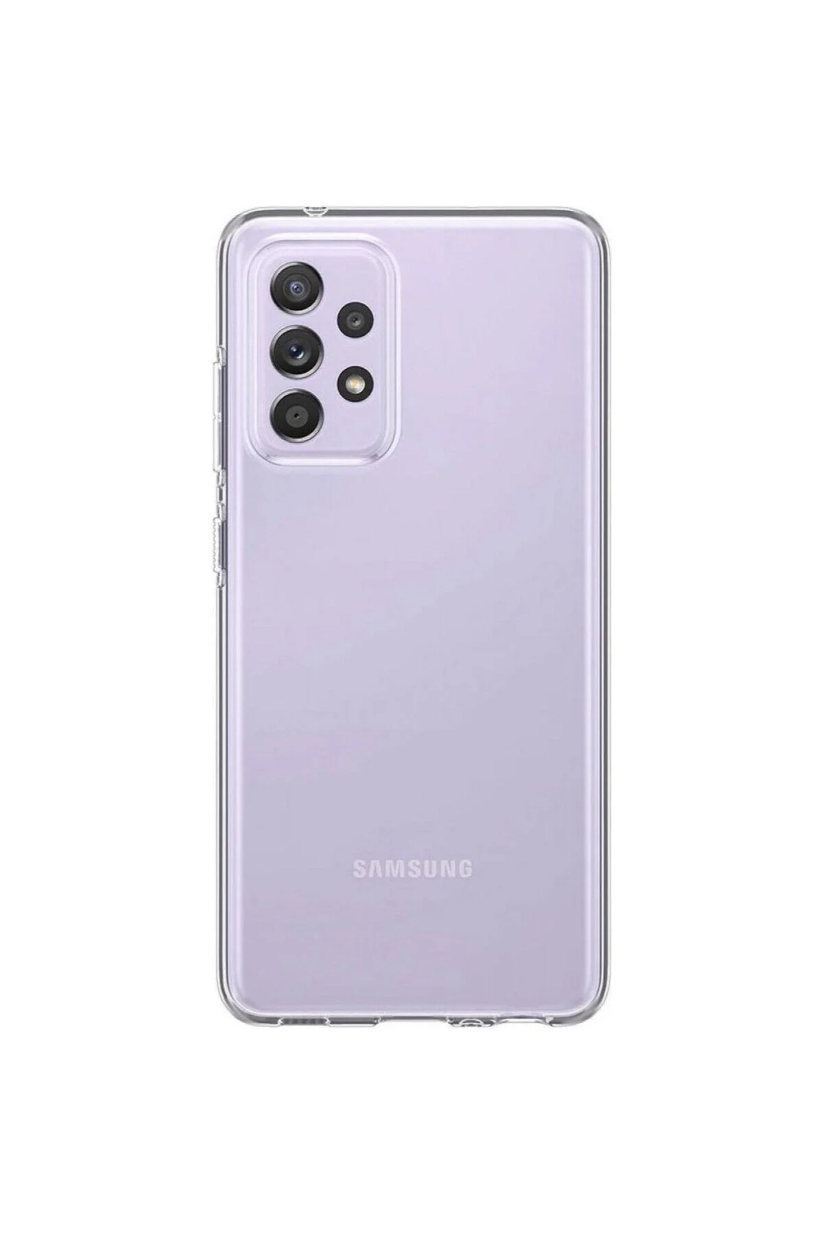Samsung Galaxy A72 İçin Uyumlu Darbe Emici Yumuşak Ultra İnce Sararmaz Şeffaf Kılıf