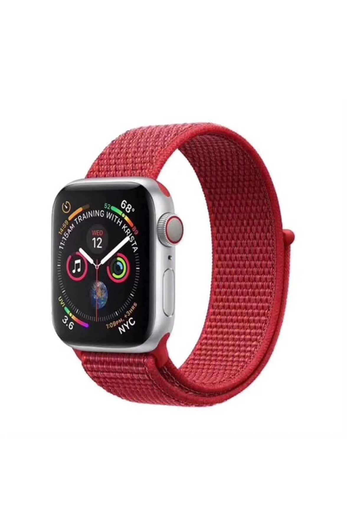 Watch 44mm İçin Uyumlu Ayarlanabilir Hasır Kordon