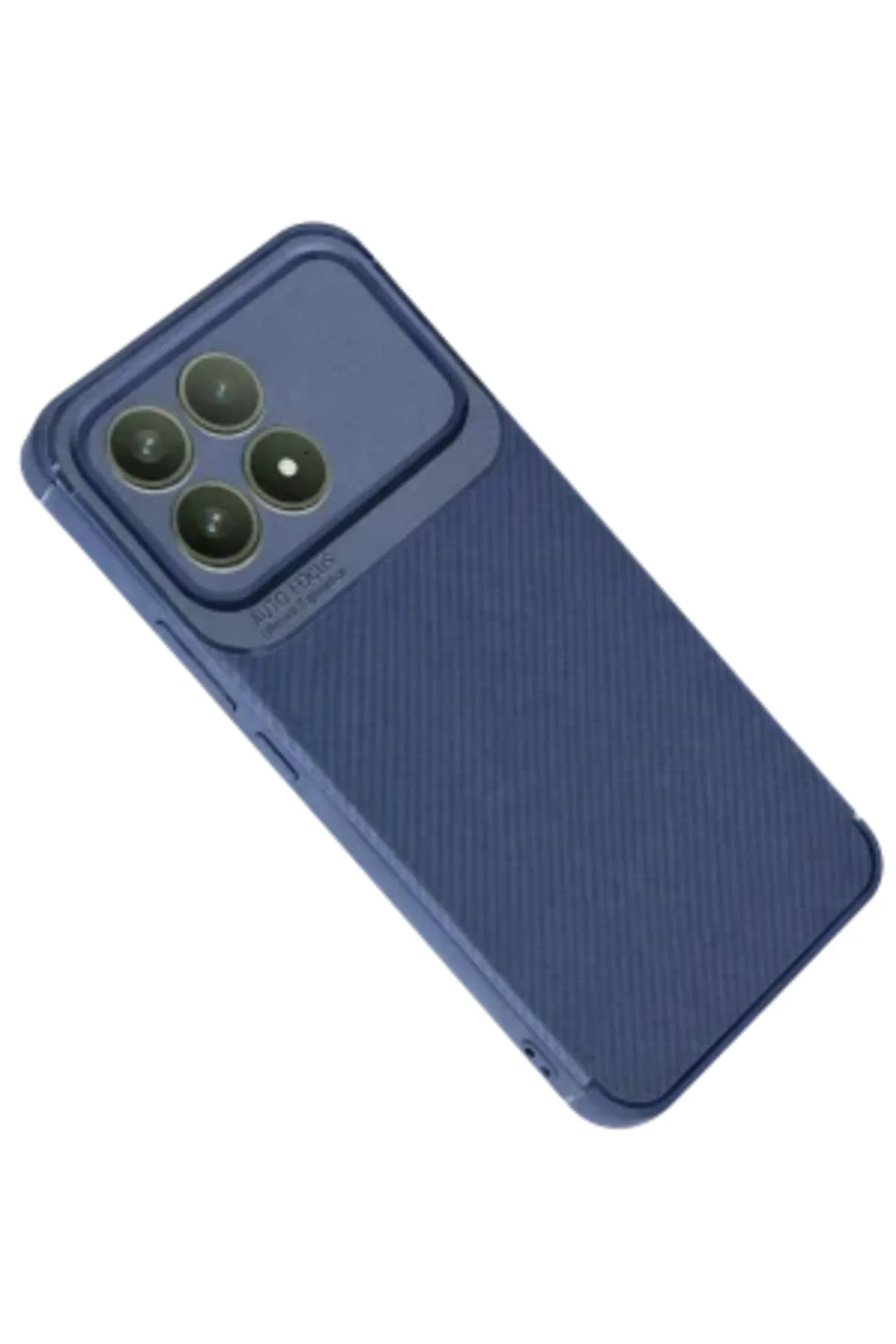 Xiaomi Poco F8 Pro İçin Uyumlu Kamera Korumalı Darbe Emici Karbon Fiber Desenli Kapak