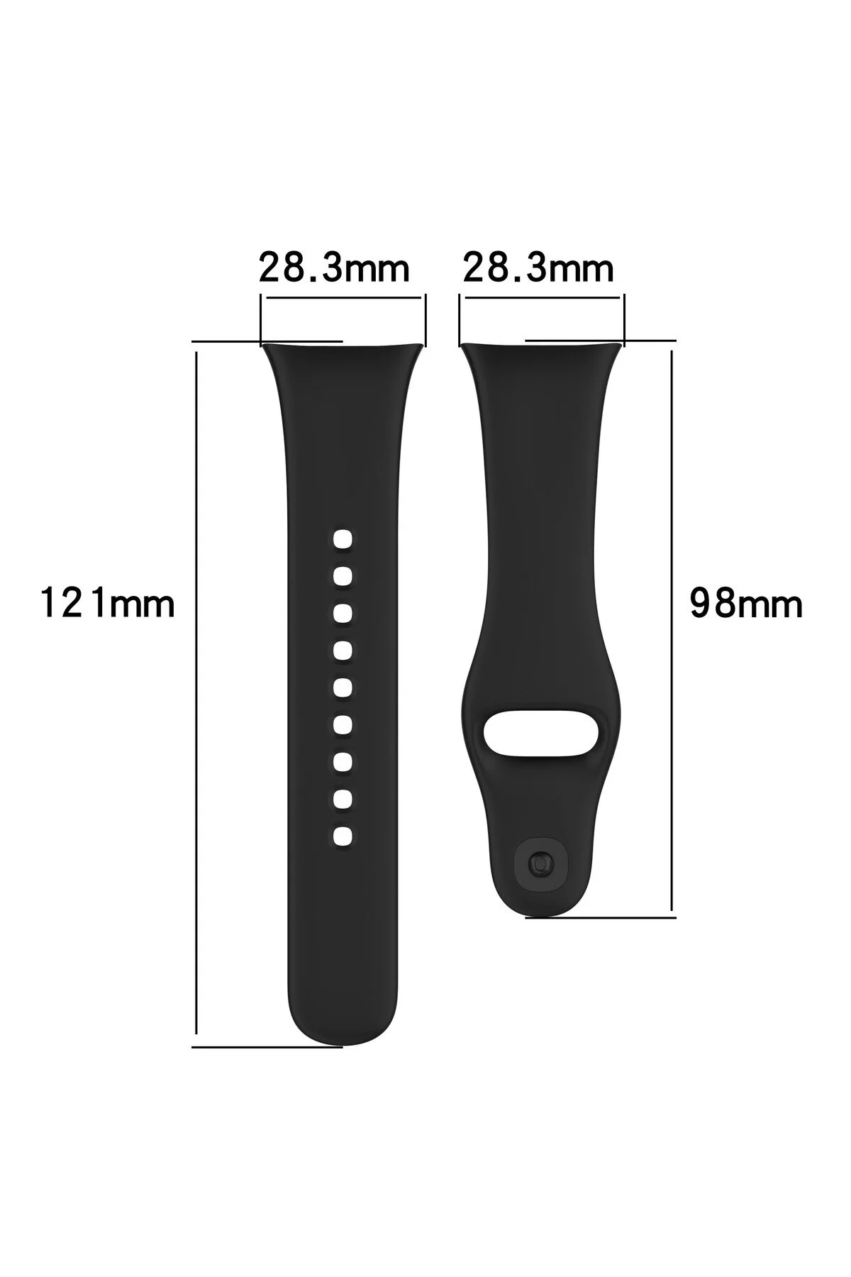 Mi Watch 3 İçin Uyumlu Renkli Silikon Kordon