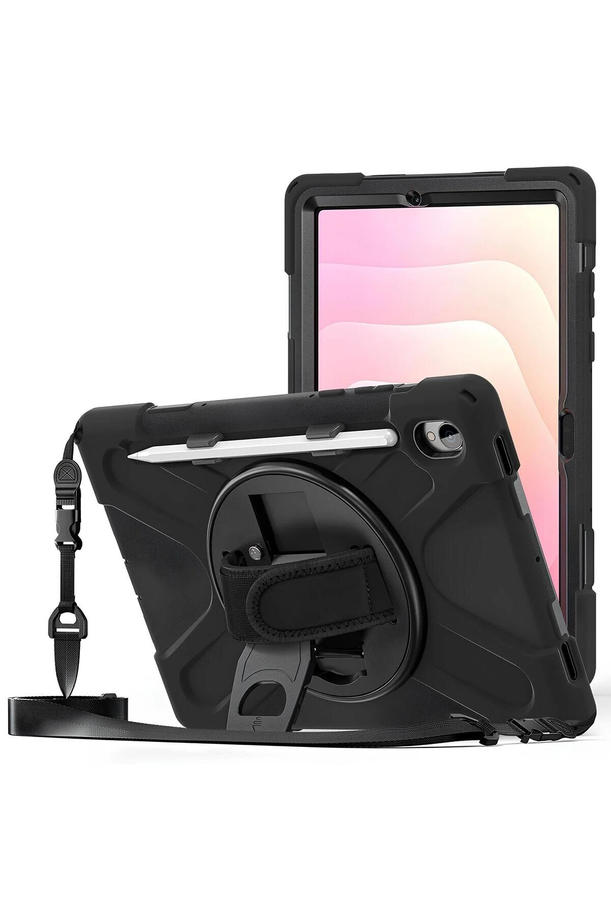 Galaxy Tab A11 Kılıf Maksimum Korumalı Askılı El Tutamaçlı Kılıf