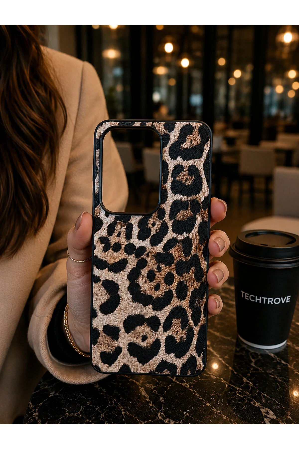 Vivo Y29 Leopar Desenli Kamera Korumalı Telefon Kılıfı – Şık ve Dayanıklı Premium Tasarım