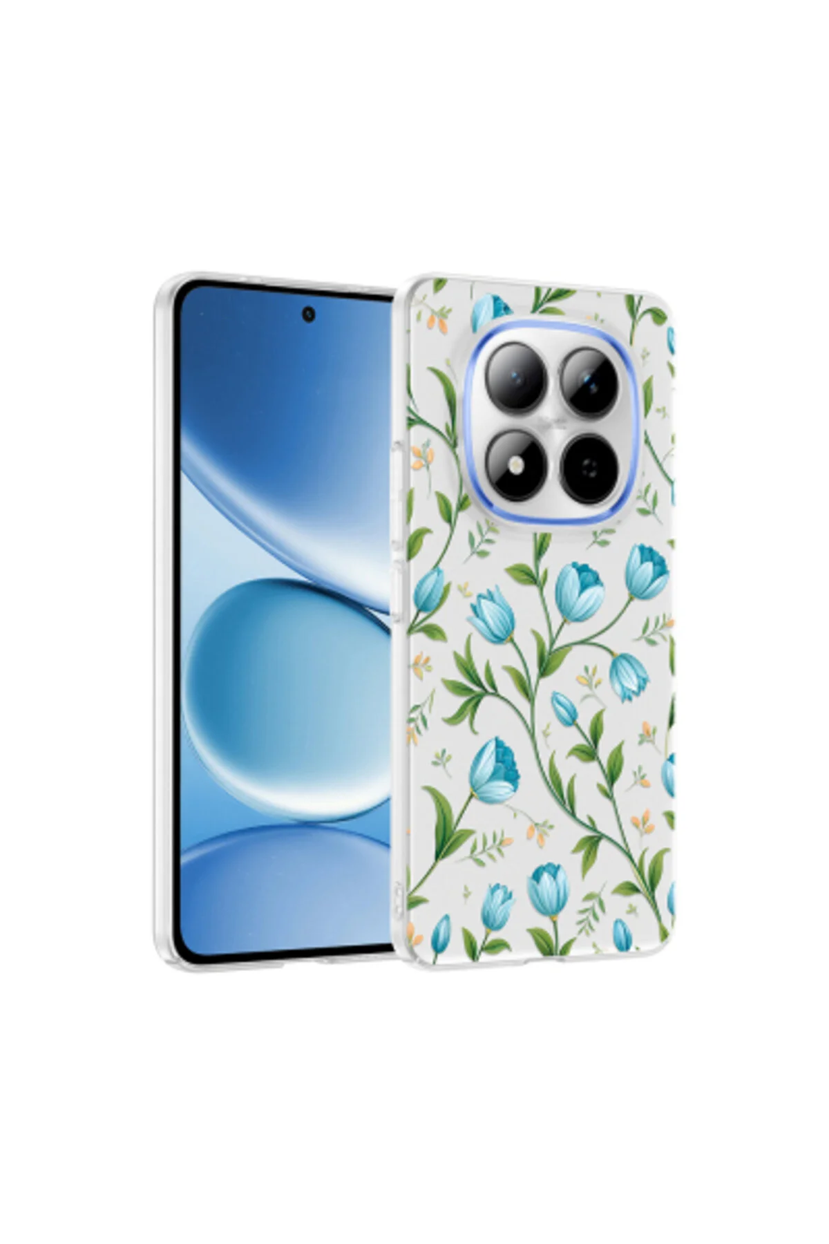 Redmi Note 15 Pro 5G Uyumlu Desenli Şeffaf Kılıf Kamera Korumalı İnce Kapak