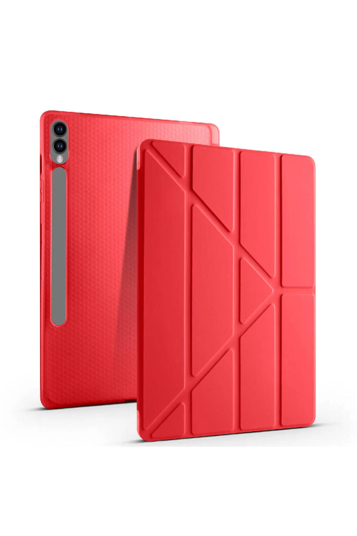 Galaxy Tab S9 FE Plus Uyumlu Kalem Bölmeli Katlanabilir Kılıf
