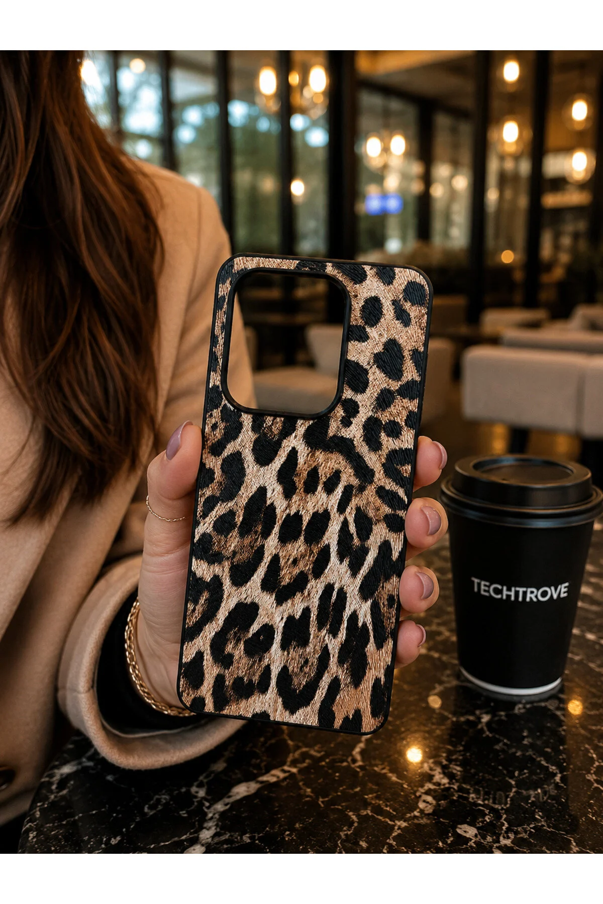 Redmi Note 14 4G Leopar Desenli Kamera Korumalı Telefon Kılıfı – Şık ve Dayanıklı Premium Tasarım