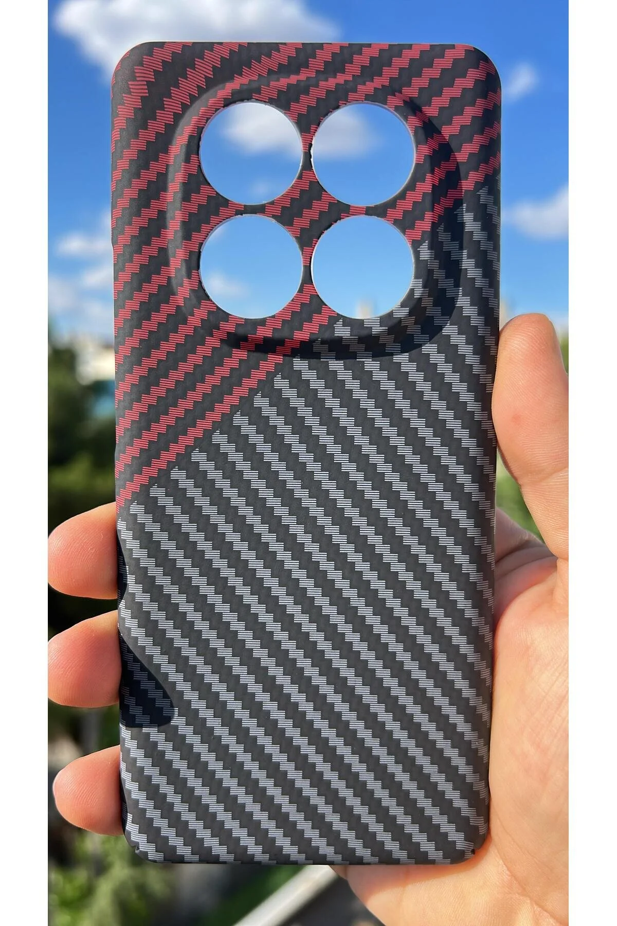Xiaomi Redmi Note 14 Pro Plus Kılıf Karbon Fiber Tasarım A++ Kalite Kapak