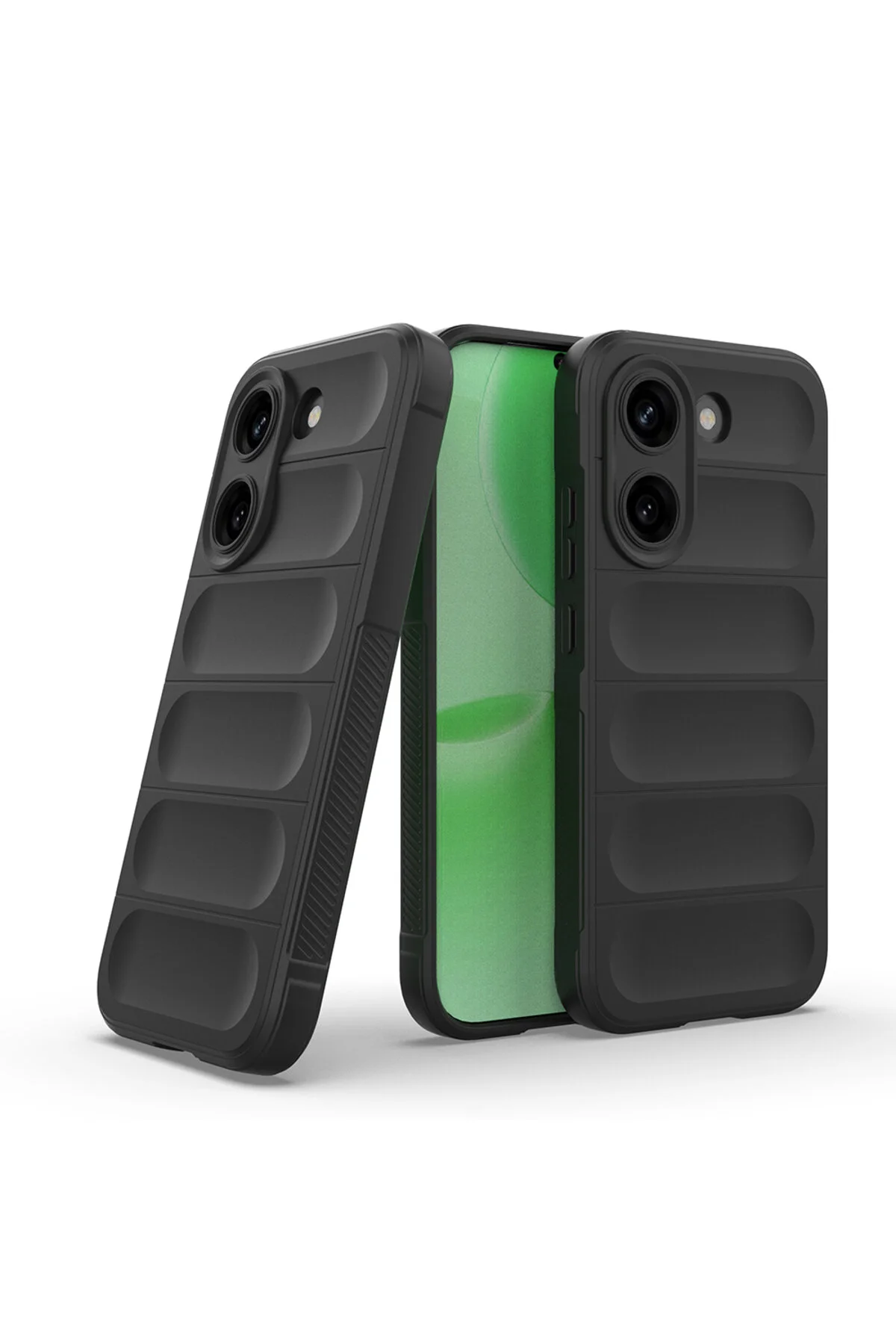 Poco X8 Pro İçin Uyumlu Esnek Yapılı Arkası Oyuklu Tasarım Silikon Kapak