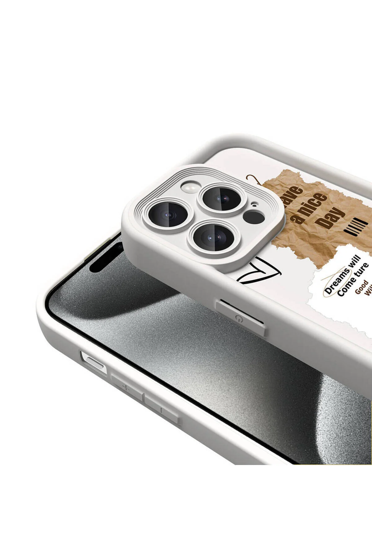 Apple iPhone 14 Pro Uyumlu Renkli Tasarımlı Kamera Korumalı Baskılı Kılıf