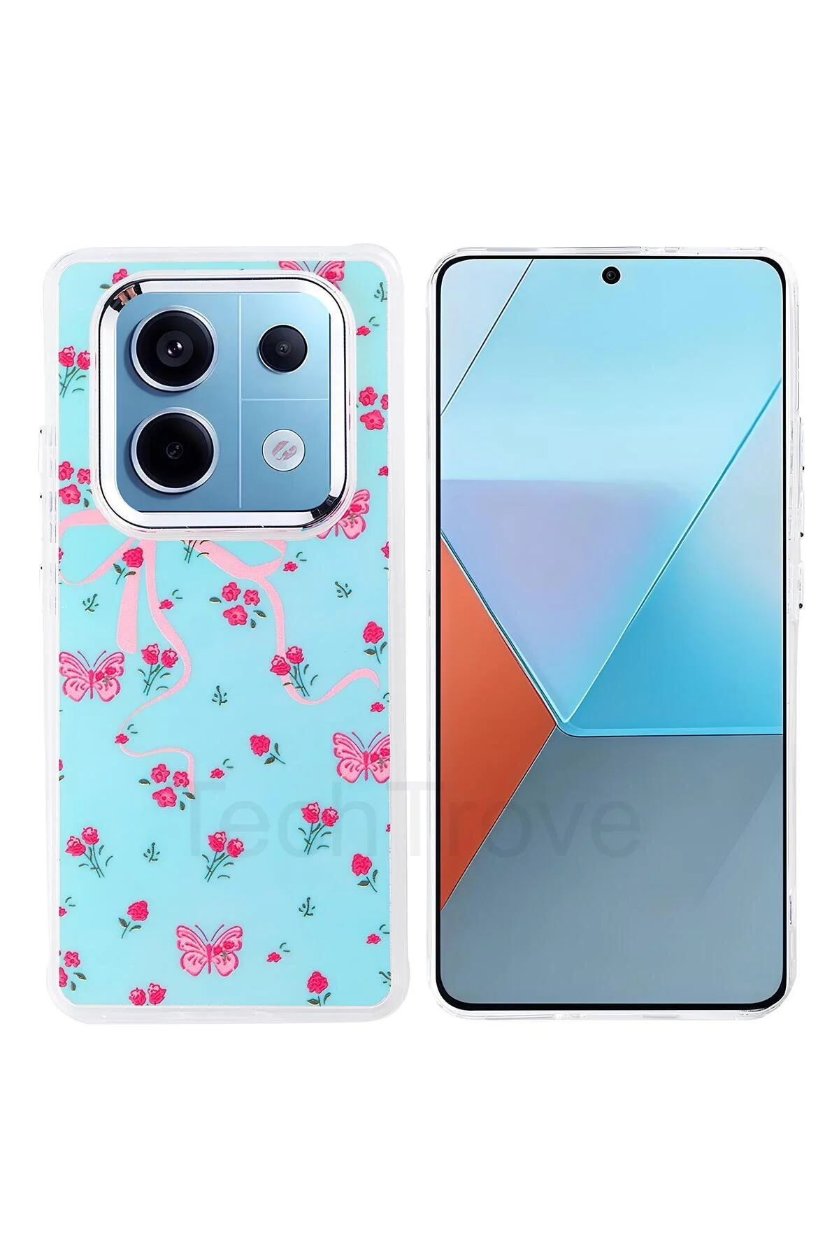 Poco X7 Kılıf Desenli Tasarımlı Elde Kaymayan | Soft Kapak