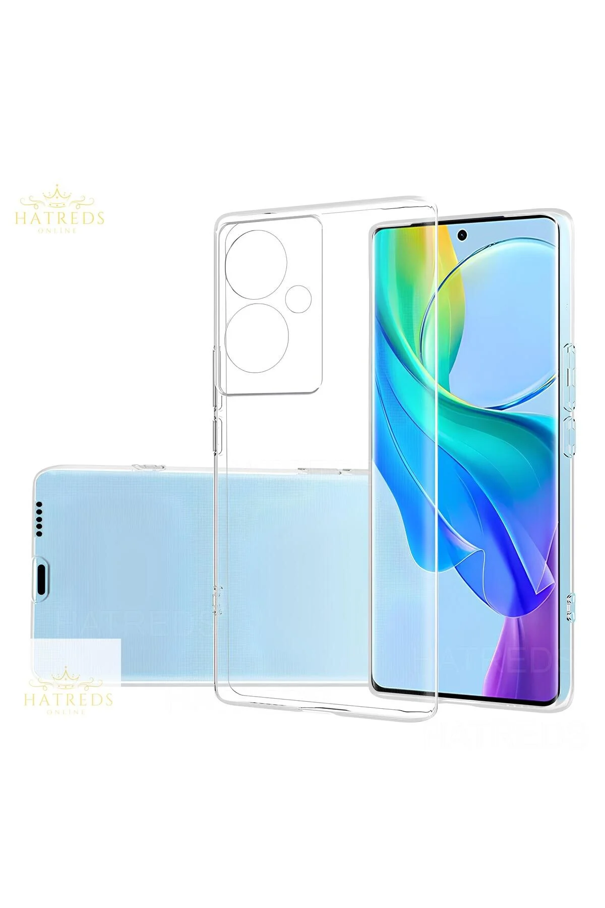 Realme Note 60 Kılıf Şeffaf ve Esnek Silikon Kapakk