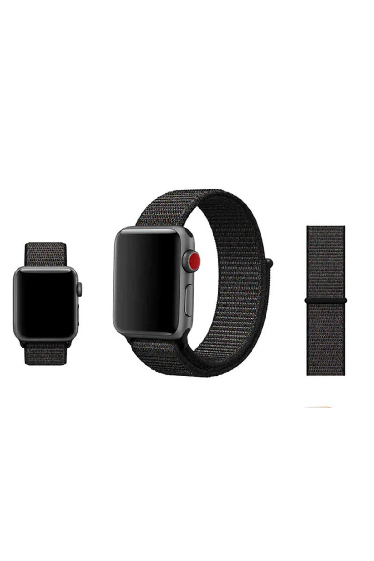 Watch 38mm İçin Uyumlu Ayarlanabilir Hasır Kordon