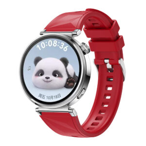 Huawei GT4 41mm İçin Uyumlu Silikon Kordon Strap Kayış - 18mm